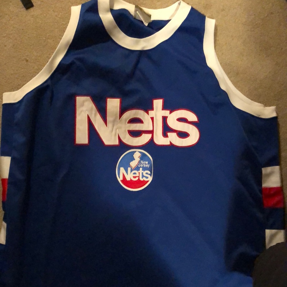 Majestic NBA New Jersey Nets Throwback Team Jersey